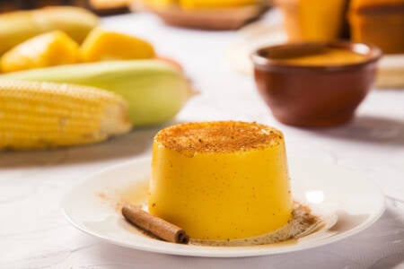 Curau de milho cremoso