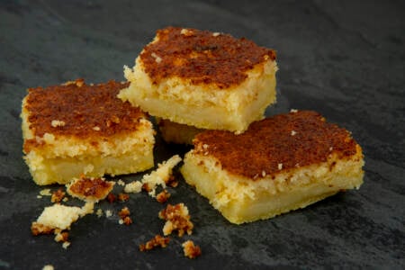 Bolo cremoso de pamonha