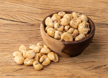 Pipoca de canjica amanteigada