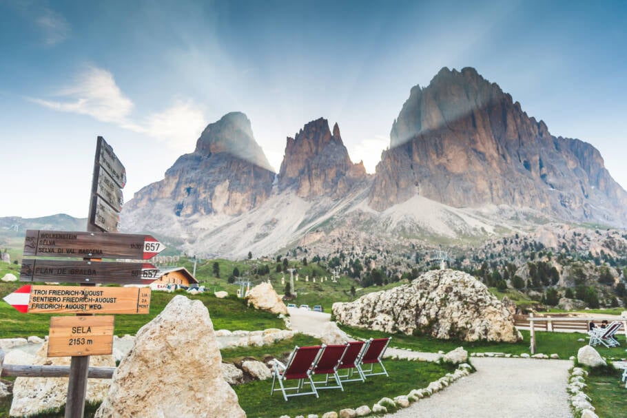 A região oferece mais de 400 km de rotas sinalizadas