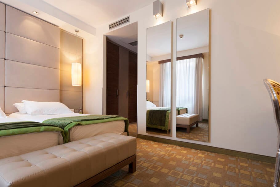 Elegant bedroom interior