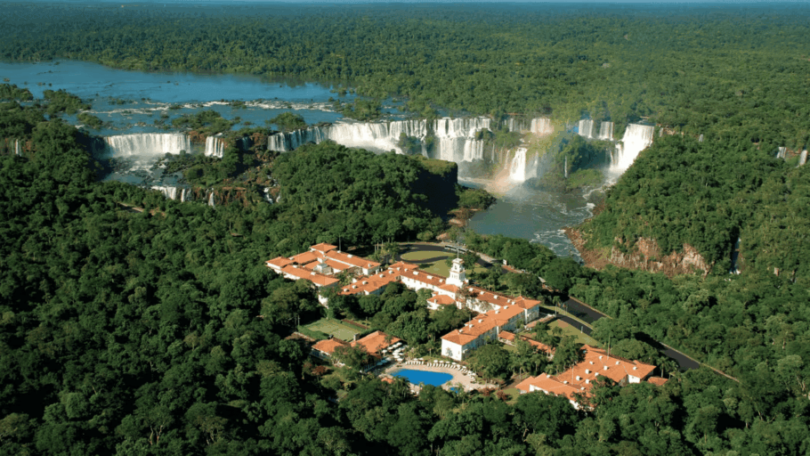 Vista panorâmica do Hotel das Cataratas