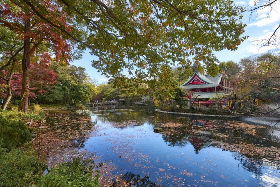 O ídilico Parque Inokashira, em Musashino, no Japão