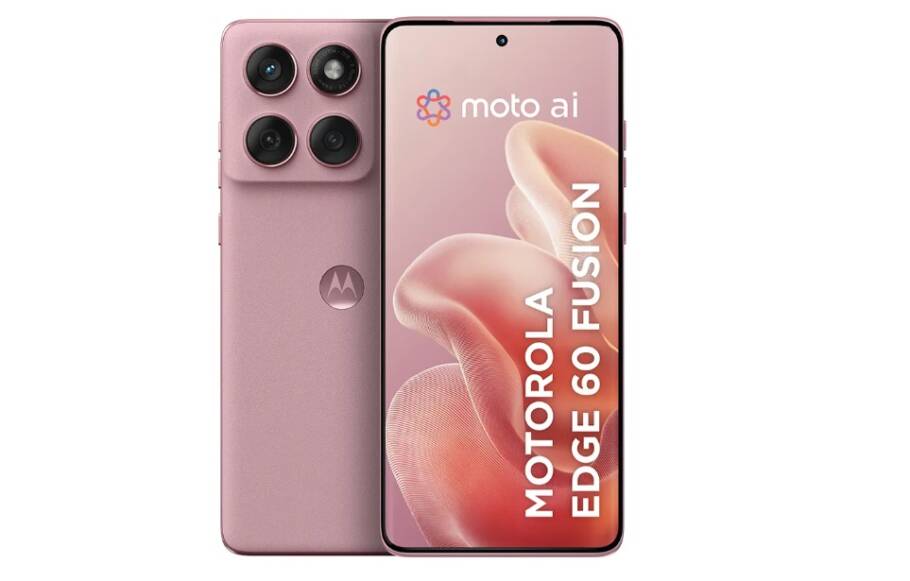 Moto Edge 60 Fusion rosa sai por R$ 1.940,46 no Pix