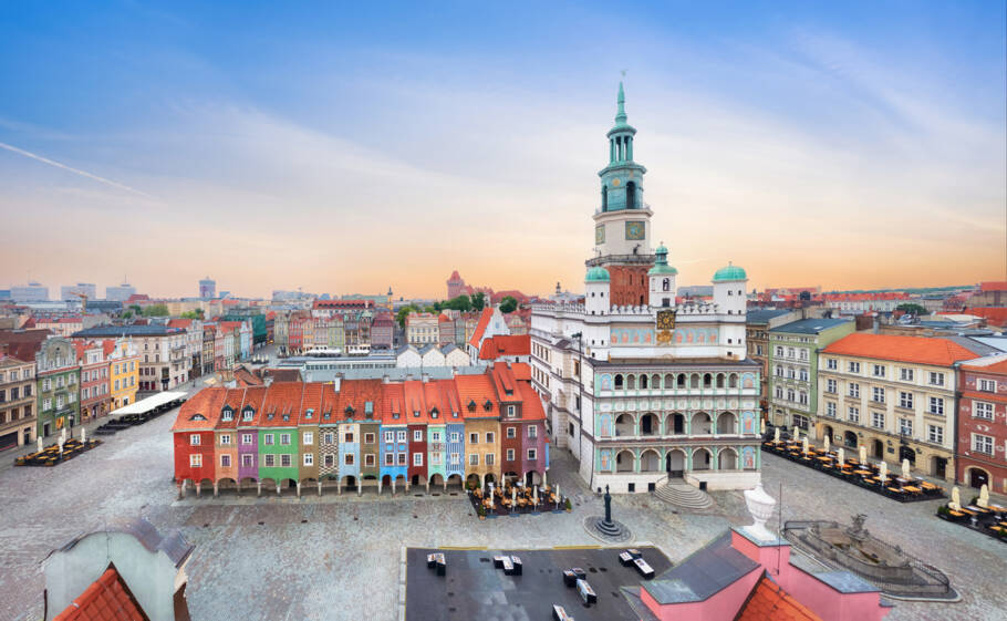Poznań é uma cidade vibrante que combina história, cultura e preços acessíveis