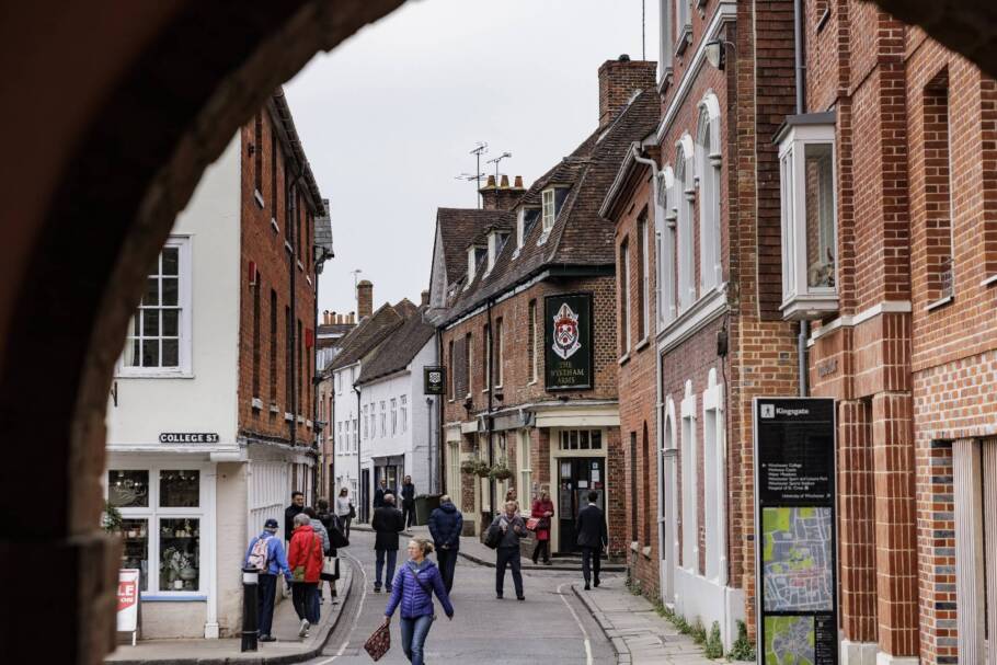 The Wykeham Arms, em Winchester, cenário de encontros literários