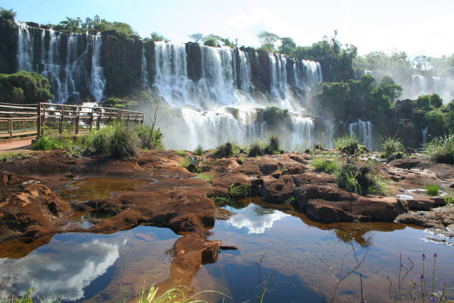 Vista das Cataratas do Iguaçu do lado argentino
