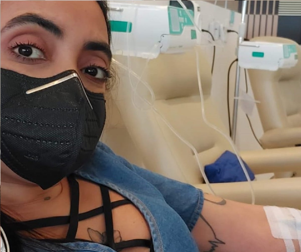 Doações de sangue já salvaram a vida de Roberta em diversas internações.