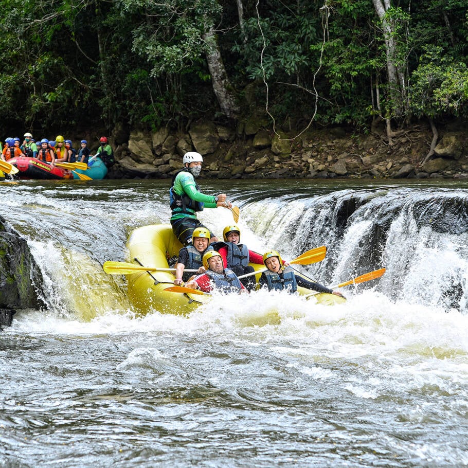 Rafting no Rio Juquiá, em Juquitiba