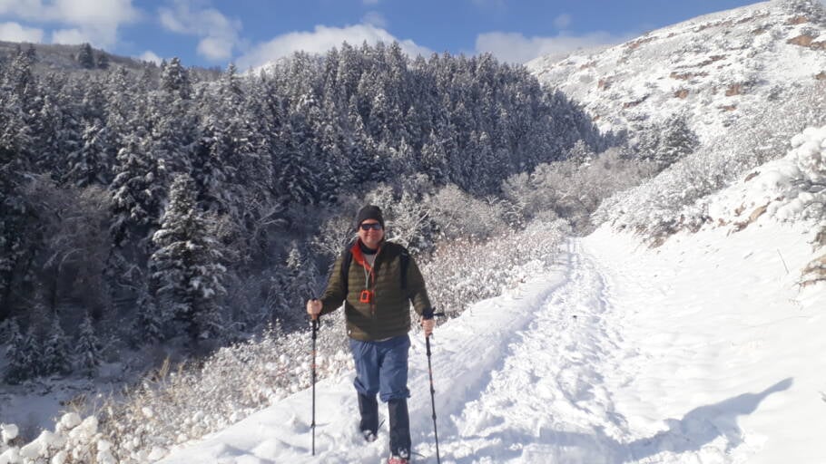 Caminhada na neve é uma das opções de passeios em Park City
