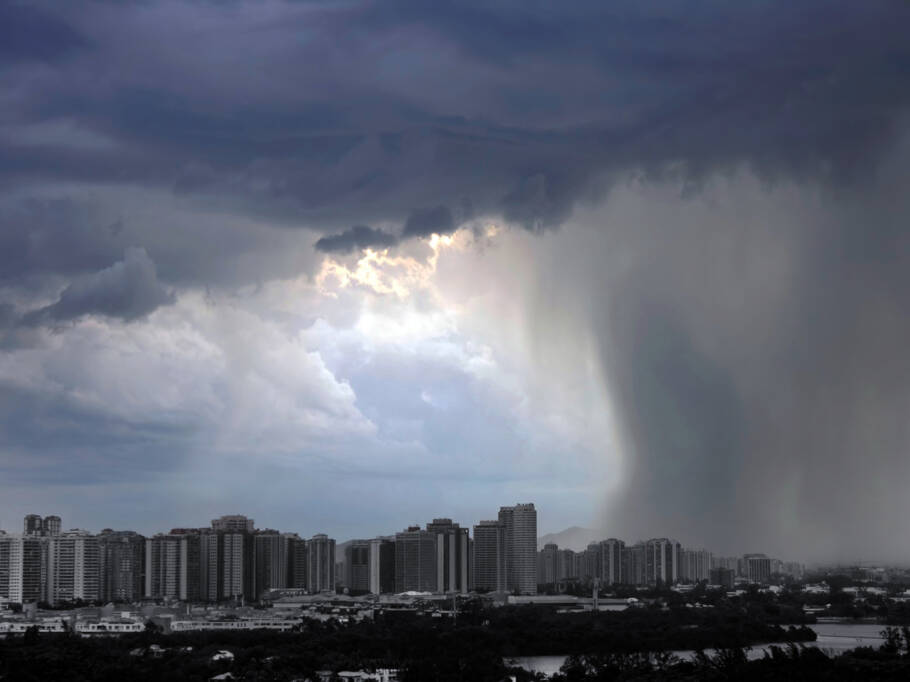 Ciclone pode provocar ventos moderados em São Paulo