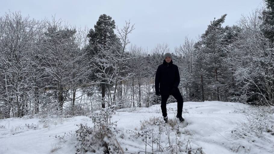 O brasileiro Felipe Piccirilo mora na Finlândia desde 2021