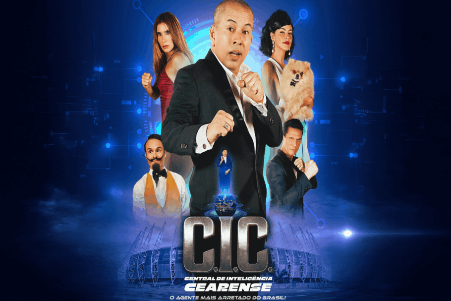 “C.I.C – Central de Inteligência Cearense” acompanha o agente Karkará na missão de resgatar uma fórmula secreta (Imagem: Reprodução digital | PARIS FILMES)