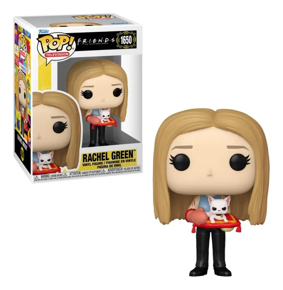 Rachel Green com sua peculiar gata, Sra. Whiskerson, está por R$ 85,49 