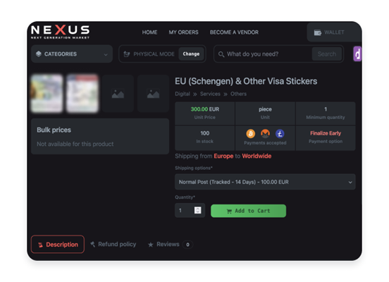 Esses passaportes não são físicos, mas sim imagens escaneadas de alta qualidade