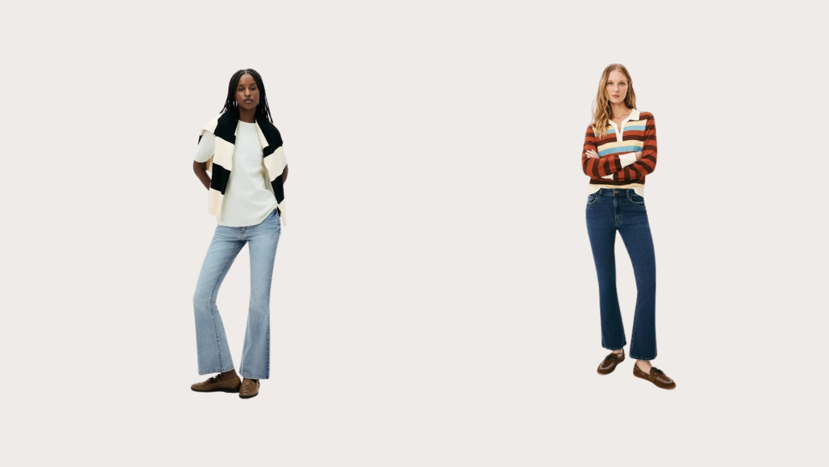 Essa jeans flare petit sai por R$189,99 + desconto de 5% no Mercado Livre