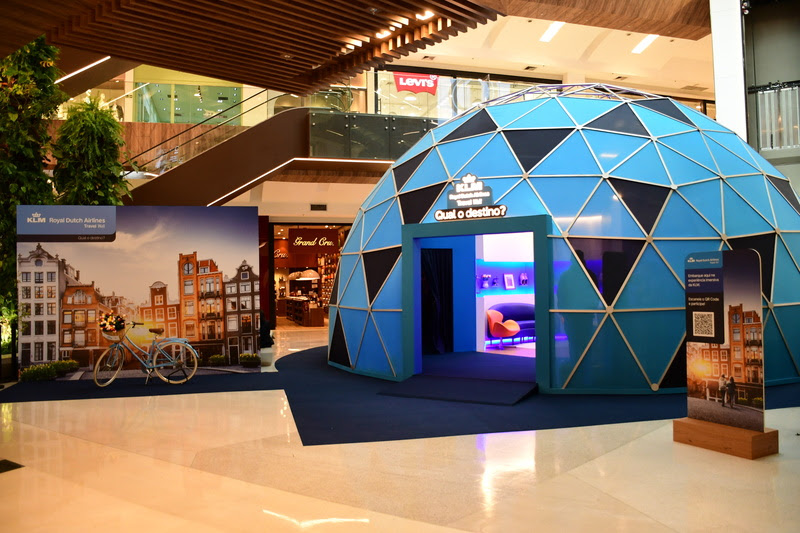 Ação acontece no Shopping ViIla Lobos e convida o público a explorar seus sentidos enquanto descobre alguns dos 160 destinos operados pela empresa