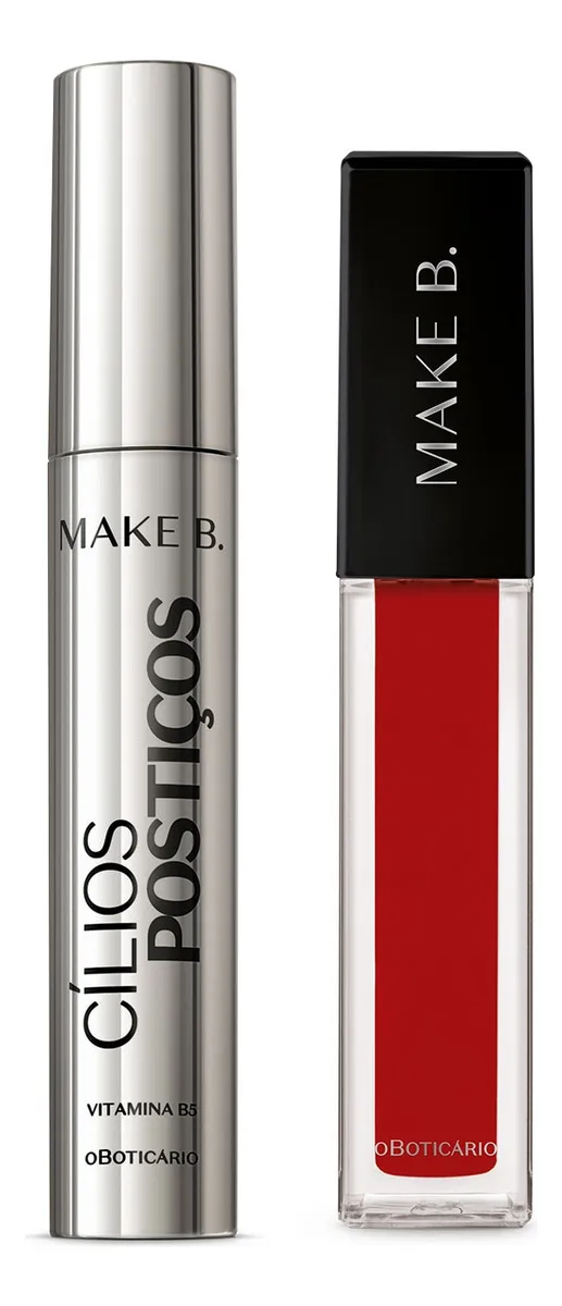 Kit máscara de cílios e batom líquido por R$110,80 (29% OFF)