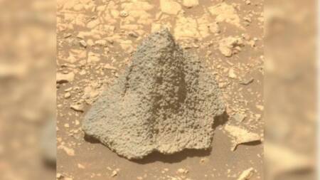 NASA revela o que é a formação em Marte que se parece objeto de uma cidade antiga