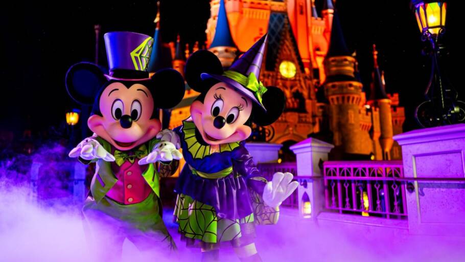Mickey e Minnie ganham trajetos especial durante as noites de Halloween no Magic Kingdom