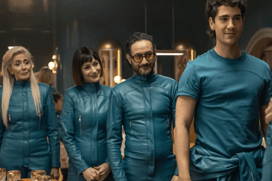 Em “O Refúgio Atômico”, tensões e privilégios se revelam quando o colapso do mundo leva à reclusão forçada (Imagem: Reprodução digital | Netflix)