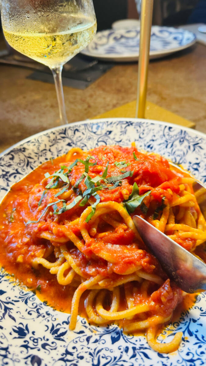 Pasta artesanal no italiano Mia’s Italian Kitchen , em Orlando (veja mais fotos neste link)