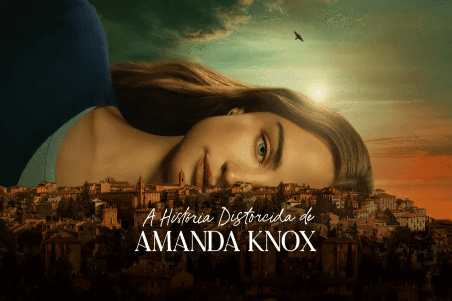 A série “A história distorcida de Amanda Knox” conta a história real de uma jovem que foi acusada de assassinar a amiga de quarto durante um intercâmbio (Imagem: Reprodução digital | Disney+)