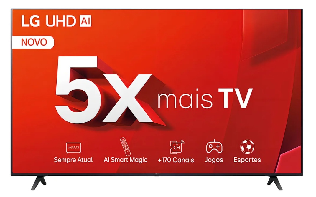 A smart TV LED 55″ Ultra HD custa R$2.235,11 no Pix