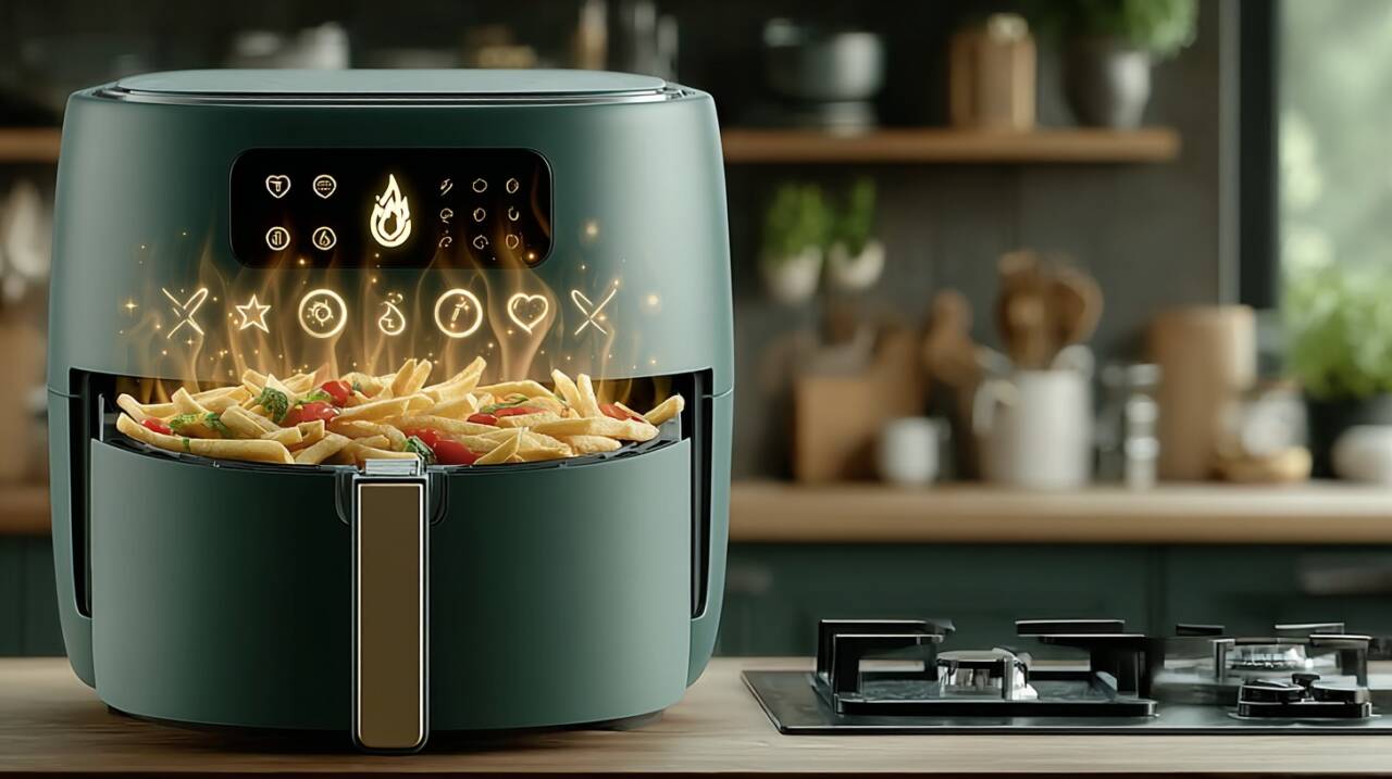 As fritadeiras sem óleo proporcionam economia de energia quando comparadas aos fornos e fogões convencionais