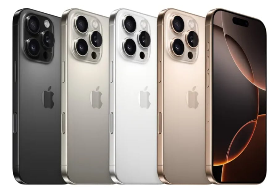 O iPhone 16 Pro Max de 1TB sai por R$11.997,99 no Pix