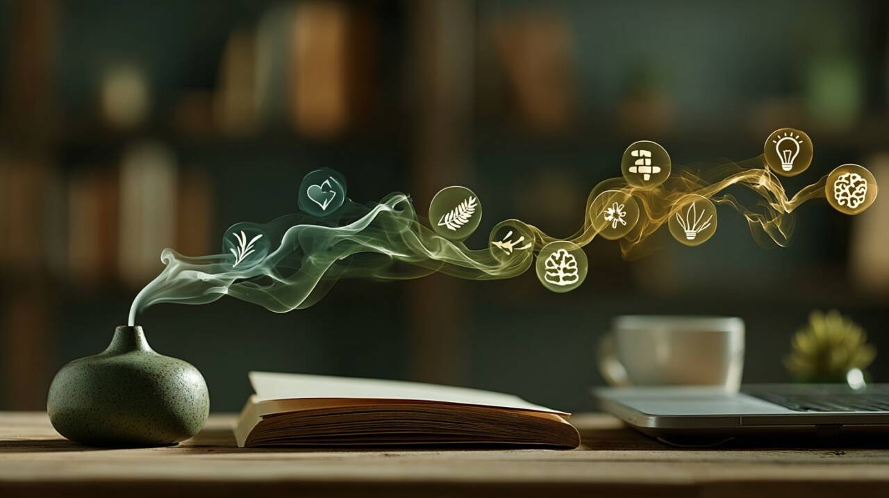 Óleos essenciais são compostos obtidos de plantas aromáticas por diferentes métodos de extração, como destilação ou prensagem