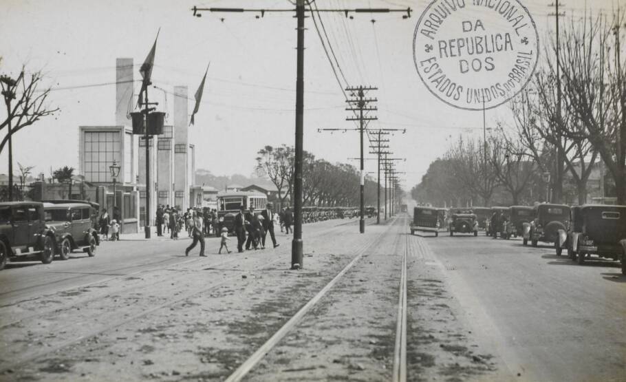 Avenida Água Branca, atual Avenida Francisco Matarazzo, década de 1920