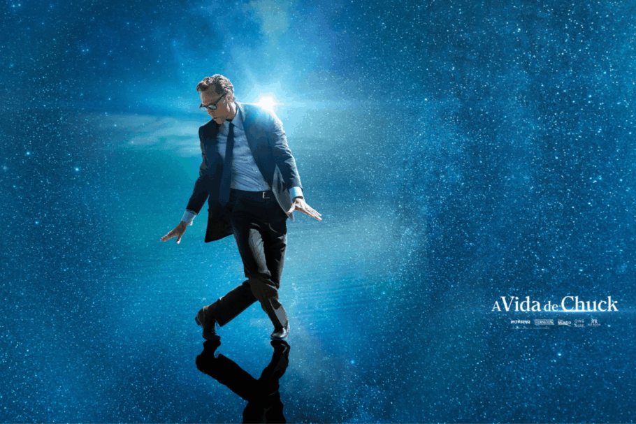 “A Vida de Chuck” explora a trajetória de um homem em narrativa contada de trás para frente (Imagem: Reprodução digital | Diamond Films)