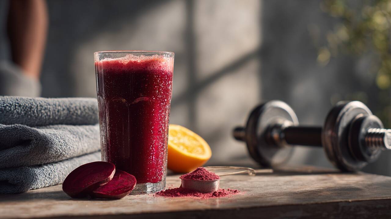 O suco de beterraba com proteína é uma bebida prática e nutritiva