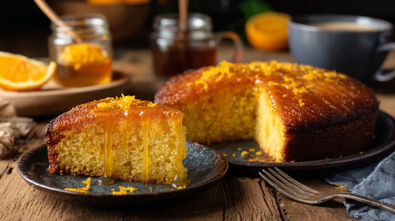No liquidificador, bata os ovos, o óleo, o açúcar e o suco de laranja até obter uma mistura homogênea