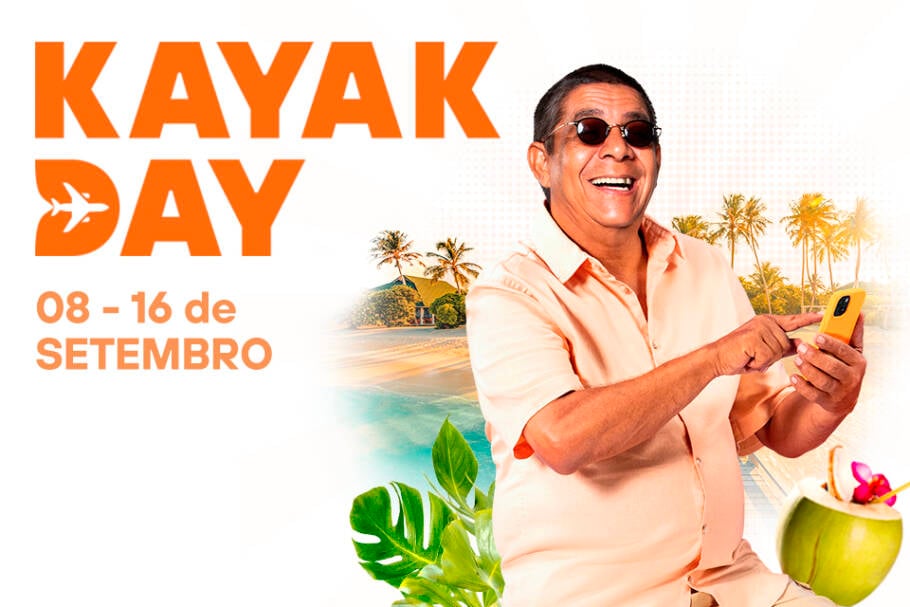 Pelo 5° ano consecutivo, a campanha do Kayak terá duração inédita de nove dias