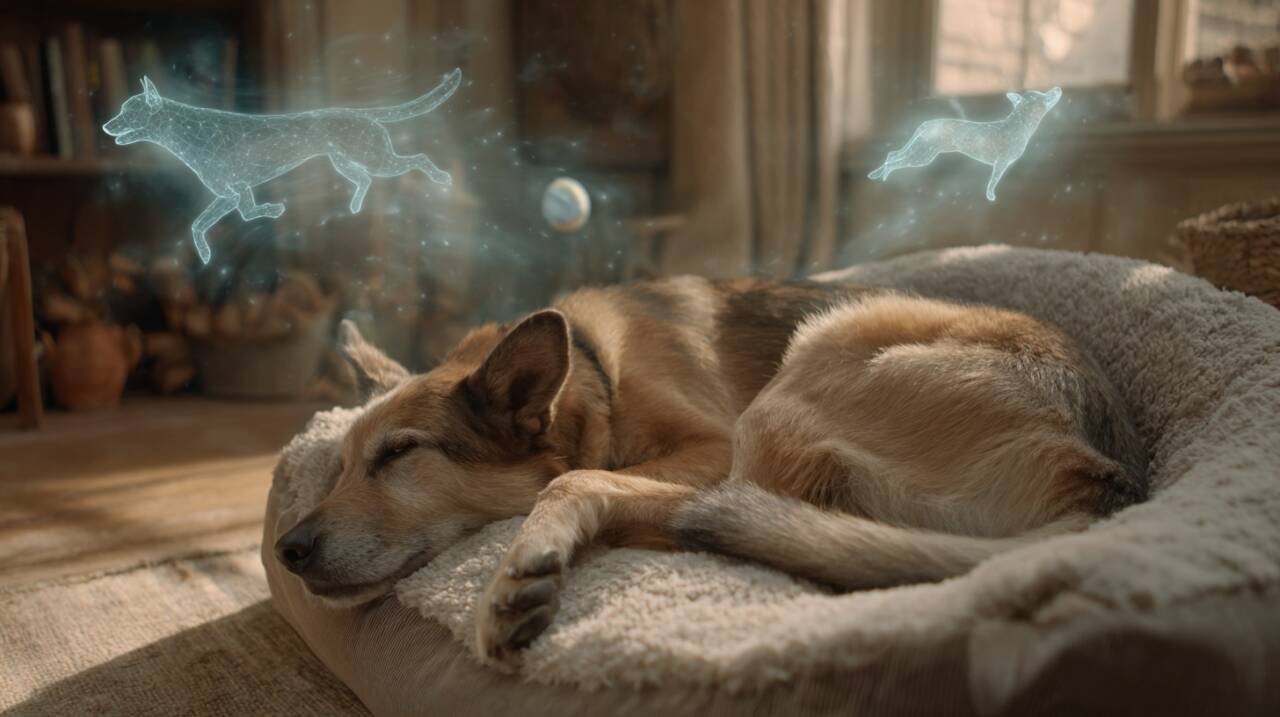 Assim como acontece nos seres humanos, os cães passam por diferentes fases durante o sono