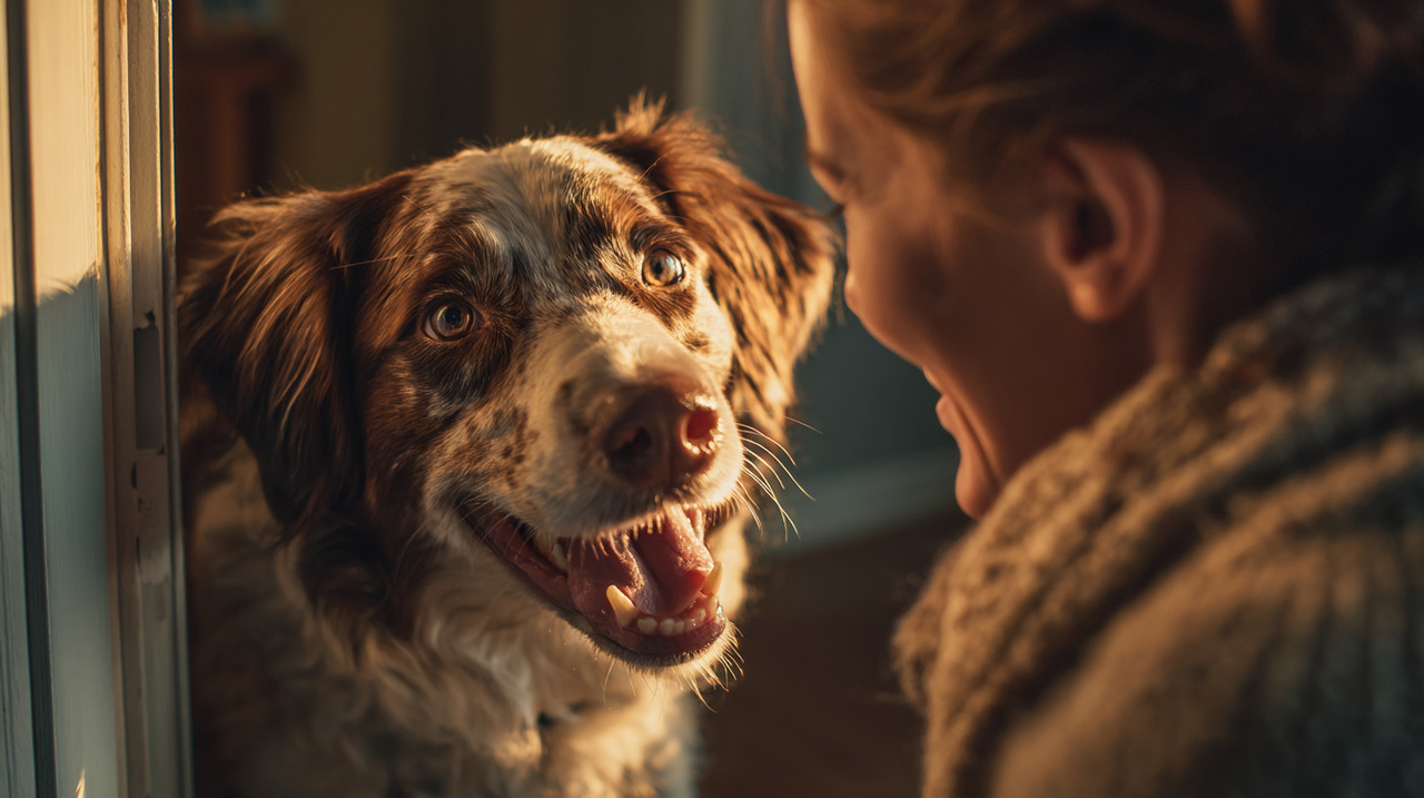 A resposta a esse comportamento está relacionada principalmente ao forte vínculo que os cães formam com seus humanos