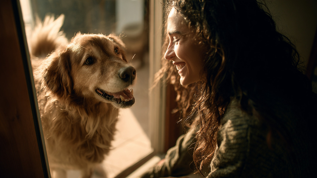 A resposta a esse comportamento está relacionada principalmente ao forte vínculo que os cães formam com seus humanos