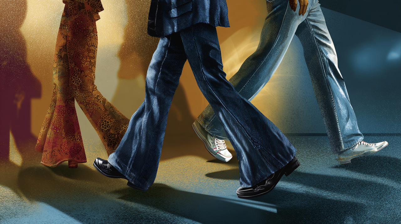 O retorno do jeans bootcut ao centro das atenções pode ser associado à busca por versatilidade e conforto no vestuário