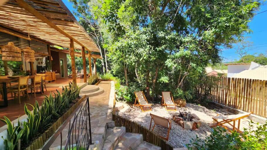 Casa-boutique com muito charme em Lençóis, na Chapada Diamantina (BA), é uma das opções disponíveis no Airbnb