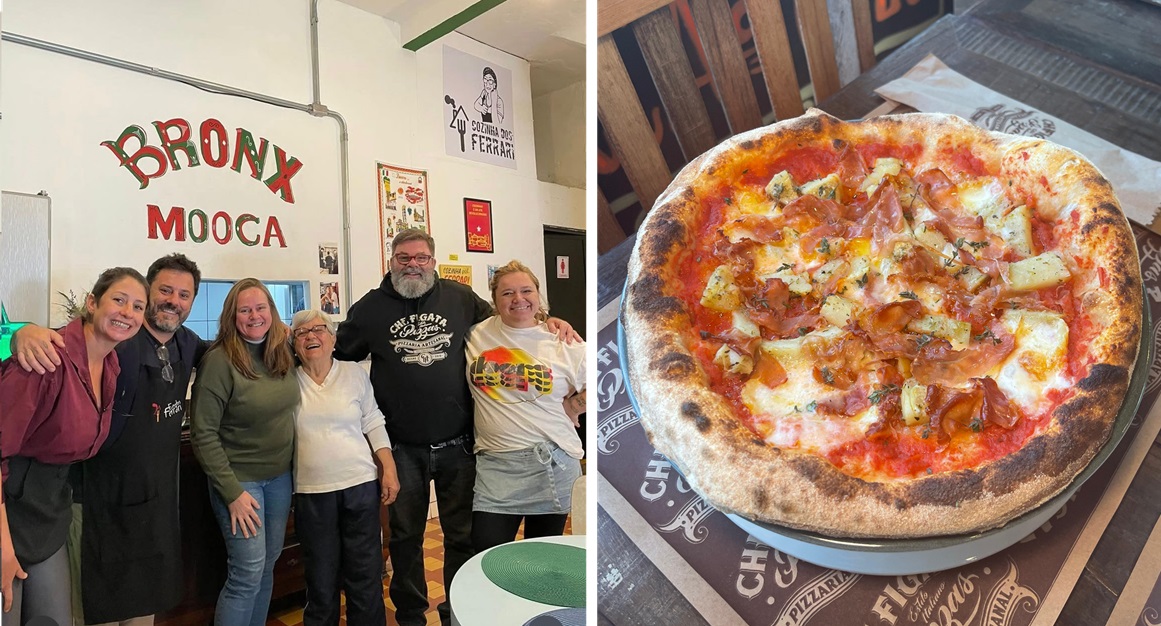 A Pizza Ferrari leva a assinatura da pizzaiola Vanessa Waldemarca, da Che Figata, e do chef Mauro Ferrari, e fica disponível só até 21 de setembro por R$ 91