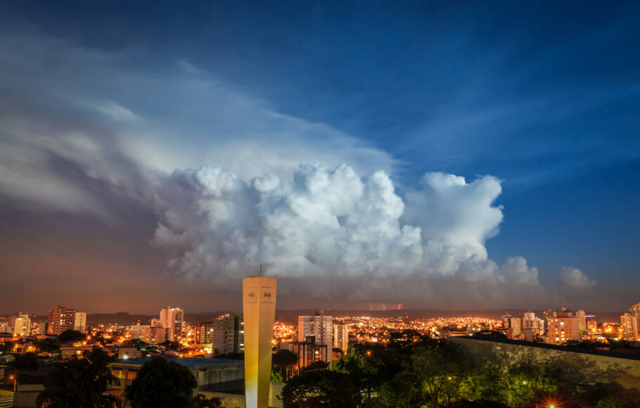 O Rio Grande do Sul segue em alerta para chuvas fortes e tempestades nesta quarta-feira