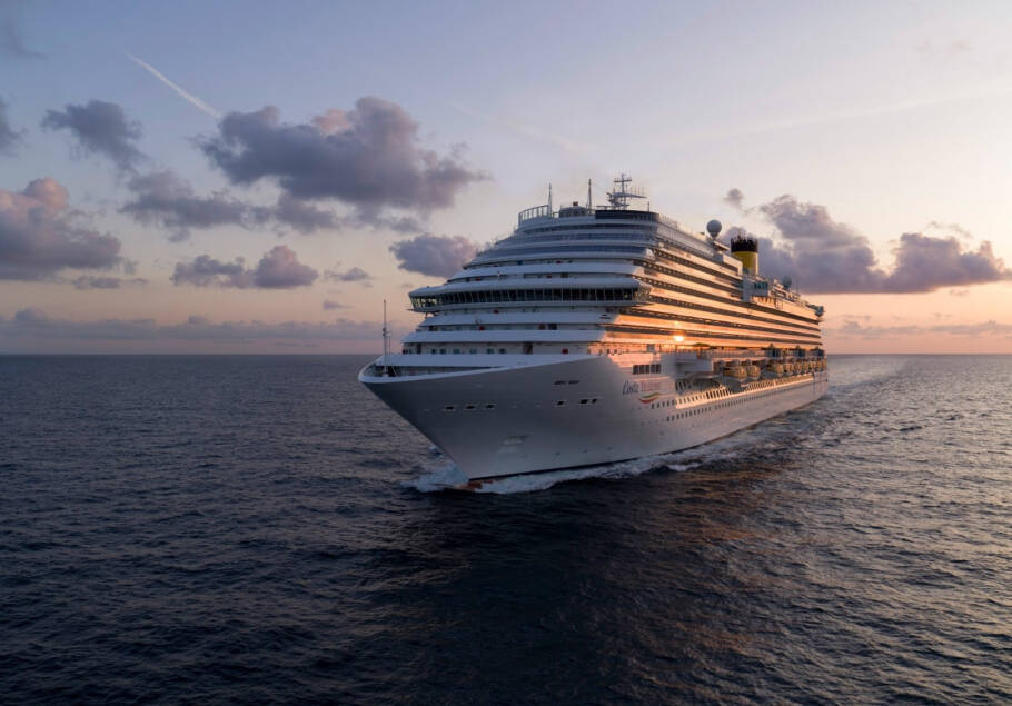 O Costa Diadema fará sua quarta operação consecutiva na América do Sul