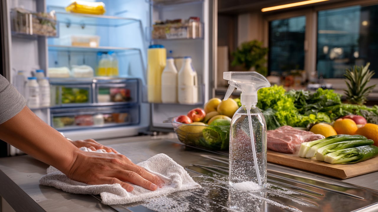 O primeiro passo é desligar o aparelho e retirar todos os alimentos