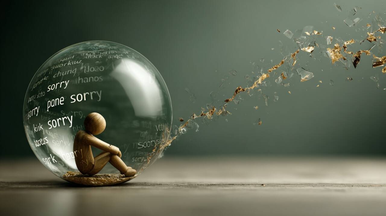 O hábito de se desculpar a todo momento costuma surgir a partir de figuras e experiências do passado