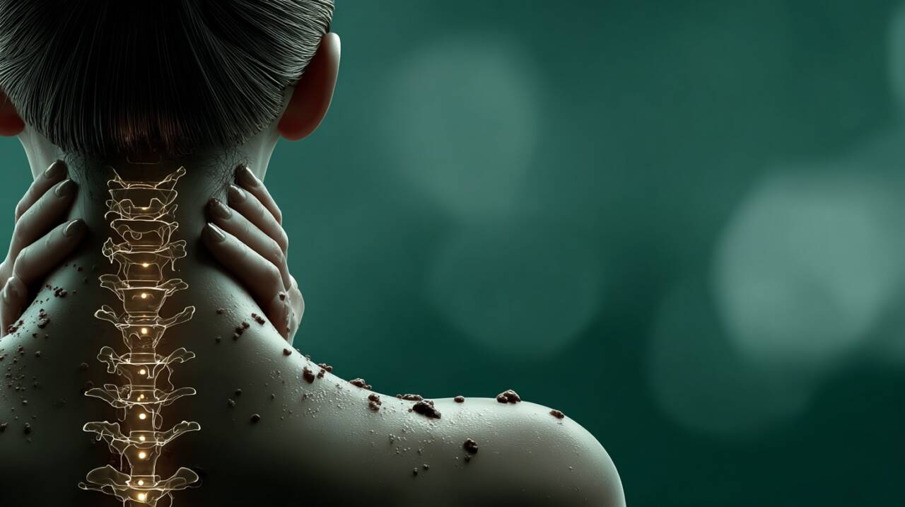 Outro exemplo de alongamento envolve a inclinação lateral da cabeça em direção ao ombro