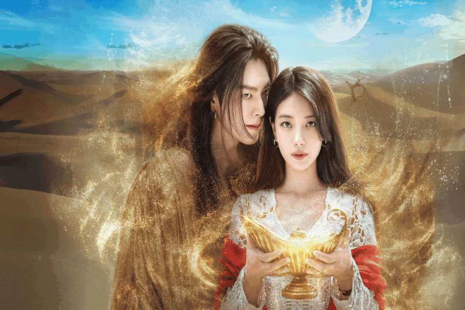 Em “Gênio dos desejos”, Ka-young liberta o gênio Iblis que transforma sua vida de forma inesperada (Imagem: Reprodução digital | Netflix)