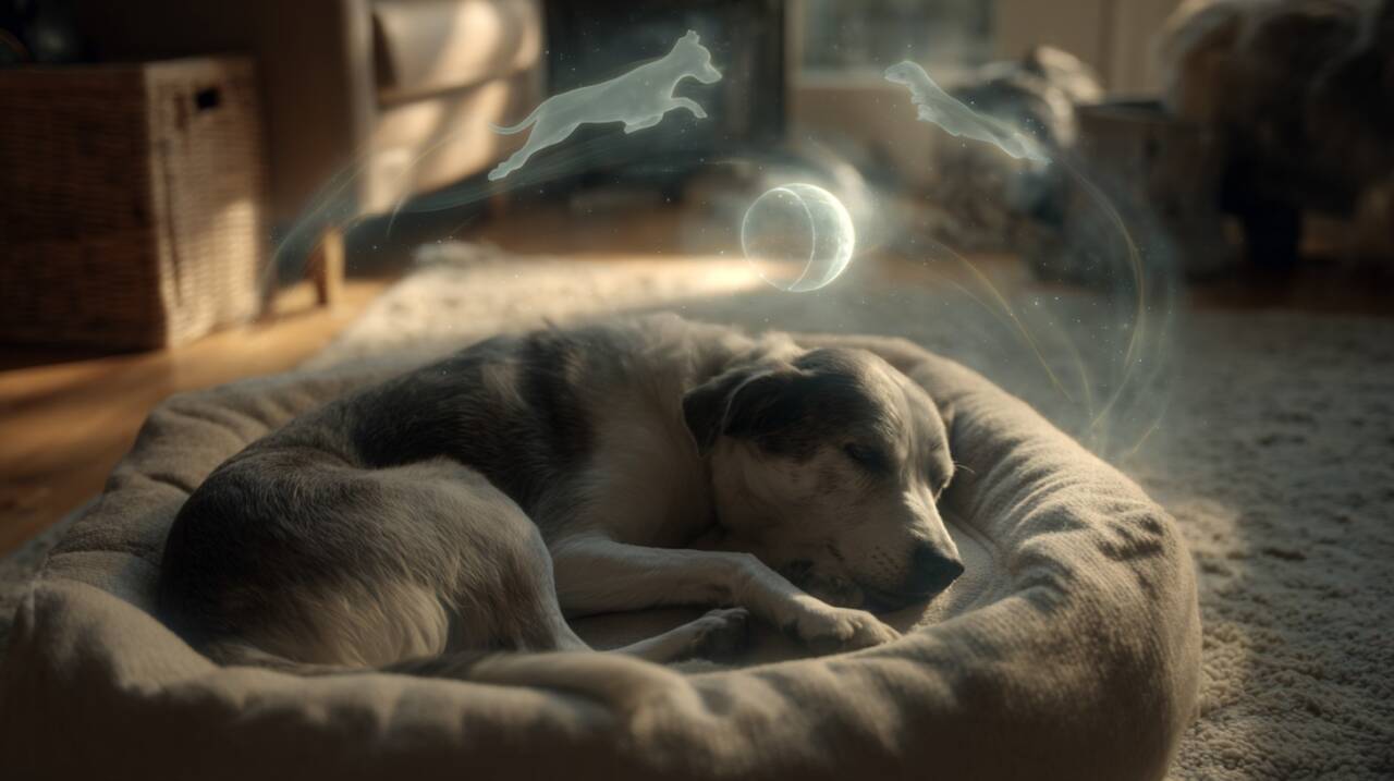 Assim como acontece nos seres humanos, os cães passam por diferentes fases durante o sono