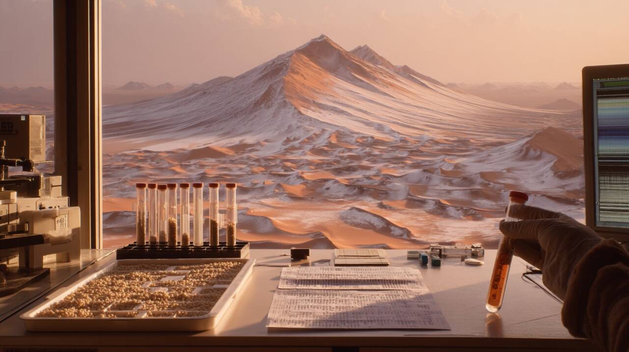 As dunas estrela são moldadas por ventos que mudam de direção ao longo do tempo